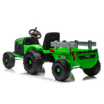 Elektrický Traktor s vlečkou CH9959B - 24V zelený